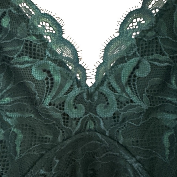 YITTY Teal Lace Bodysuit - Picture 2 of 6